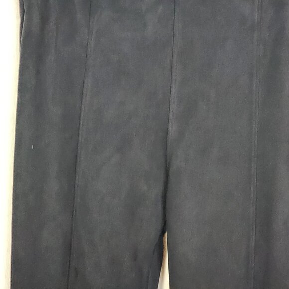 Simply Vera Vera Wang Black Poly Span Velvet Soft Stretch Dress Legging Size XL - Picture 9 of 16